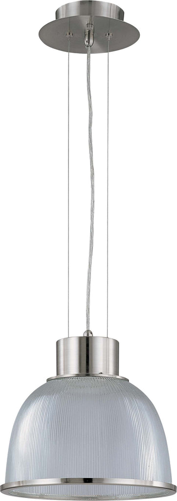 Nuvo Gear - 1 Light 12 inch Pendant w/ Clear Prismatic Glass