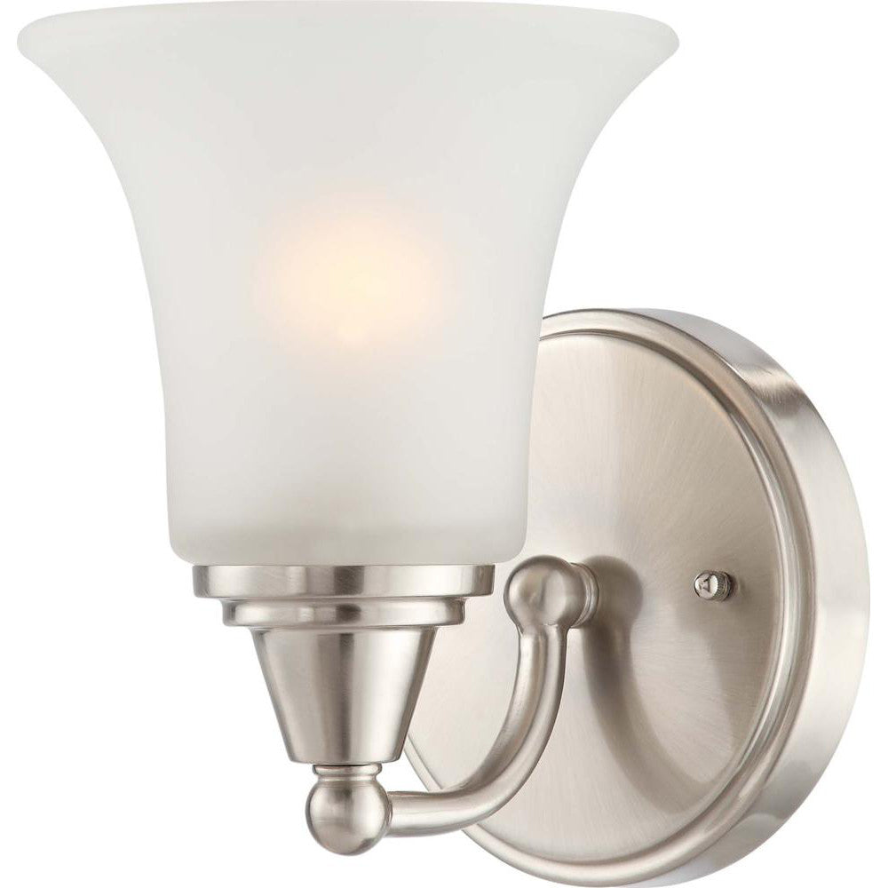 Nuvo Surrey - 1 Light Vanity Fixture w/ Frosted Glass