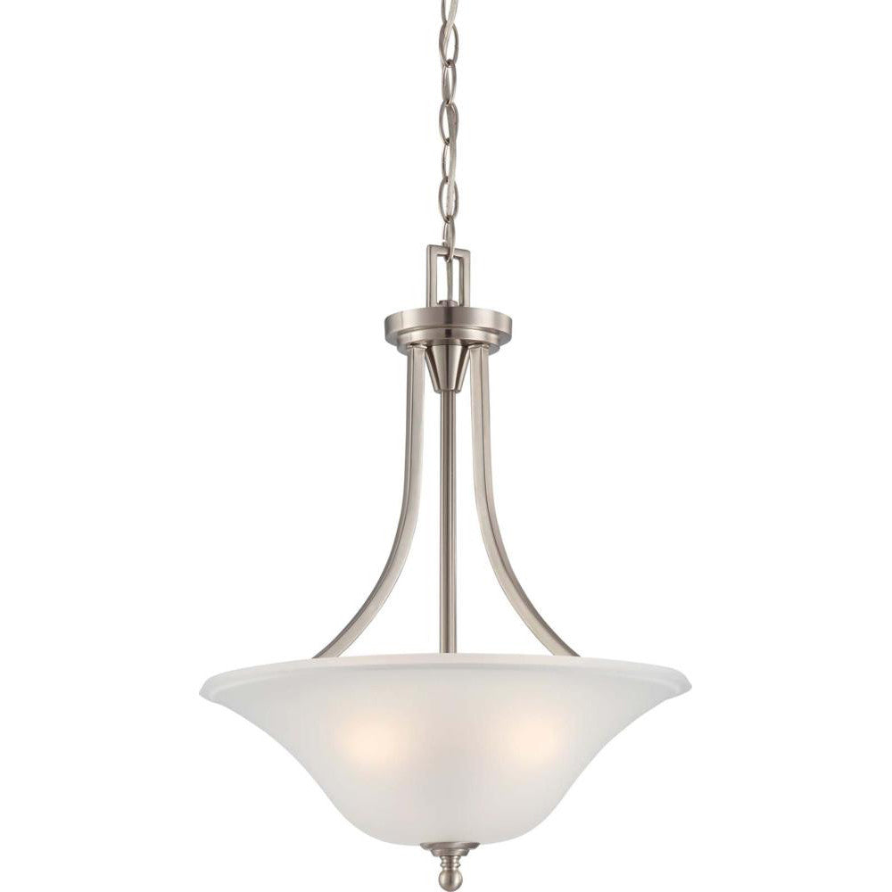 Nuvo Surrey - 3 Light Pendant Fixture w/ Frosted Glass