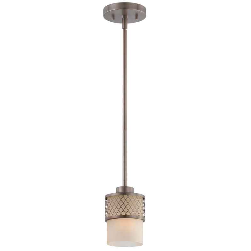 Nuvo Fusion 1 Light Mini Pendant w/ Frosted Glass