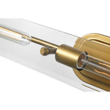 Teton 3-Light Vanity E26 Base 60w Natural Brass Finish Clear Beveled Glass_2