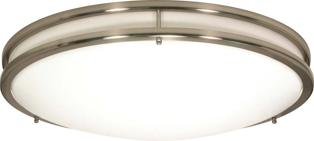 Nuvo Glamour 3-Light 13" CFL Flush Mount w/ (3) GU24 Include in Brushed Nickel