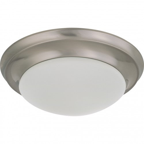 Nuvo 62-786 18W LED 12 inch Dimmable Brushed Nickel Ceiling Flush Mount Fixture