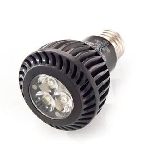 GE 7W 120V PAR20 Dimmable LED Spot Light Bulb with Black Finish