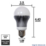 Ge 9w 120v R20 Silver 2700k LED Light Bulb - BulbAmerica