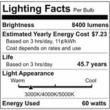 60w LED Area Light w/ CCT Tunable Grey Finish 120-277v Ultra Bright Lumens_2