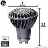 GE 4.5w MR16 GU10 LED Bulb Dimmable Narrow Flood 180Lm Soft White lamp - BulbAmerica