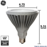 GE 14w PAR38 LED Bulb Dimmable Flood 900Lm Soft White lamp - BulbAmerica