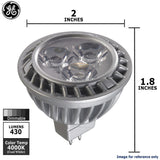 GE 7w MR16 LED Bulb Dimmable Flood 430Lm Cool White lamp - BulbAmerica