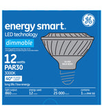 GE 12w PAR30 LED Bulb Dimmable Flood 860Lm Soft White lamp - BulbAmerica
