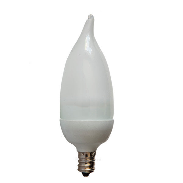 GE 2.2w Frosted LED Bulb Warm White 100Lm Candelabra lamp