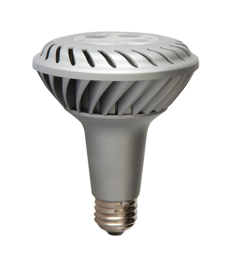 GE 68390 12w PAR30L LED Dimmable Spot SP15 2700K Warm White Silver E26 lamp