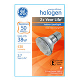 GE 38w PAR20 HIR Spot Halogen 3000Hr Light bulb - equal 50W Incand - BulbAmerica