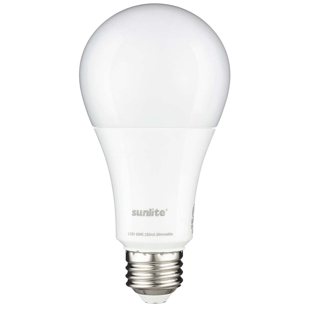 Sunlite 19w 3-Way LED A21 Dimmable 3000k Warm White E26 Medium Base Bulb