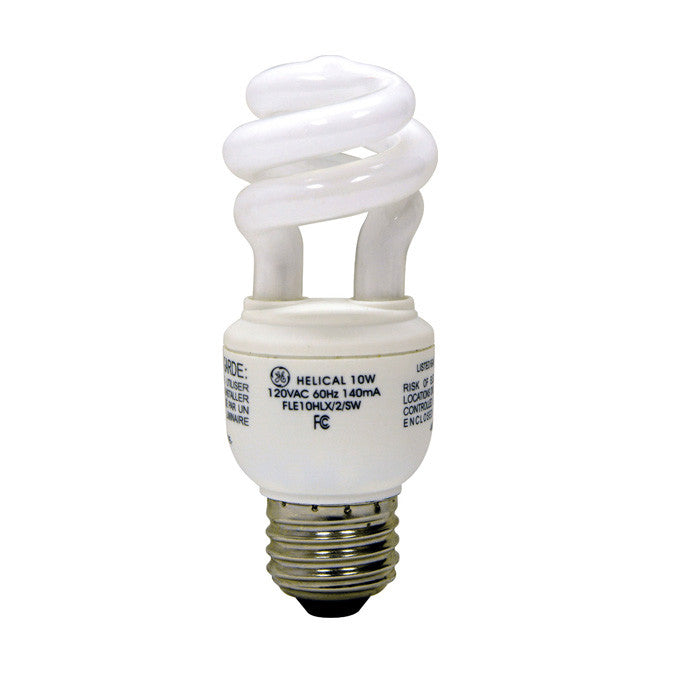 GE 10W T3 Compact Fluorescent Bulb