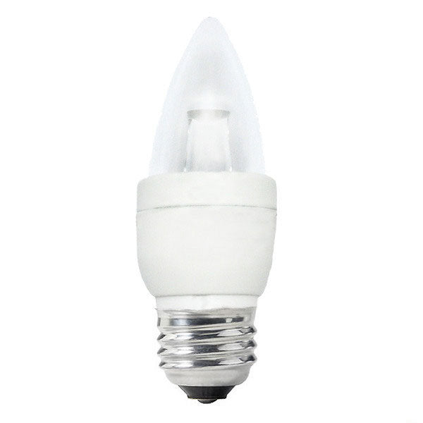 Sylvania 4w 120v B10 E26 Bent Tip Dimmable LED Light Bulb x 6 pack