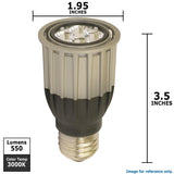 Sylvania 10w 120v PAR16 E26 FL35 Dimmable LED Light Bulb - BulbAmerica