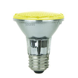 SUNLITE 2w Yellow PAR20 LED Medium Base Light Bulb