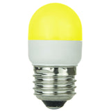 SUNLITE 0.5w Tubular T10 Yellow LED Medium Screw In Base Bulb