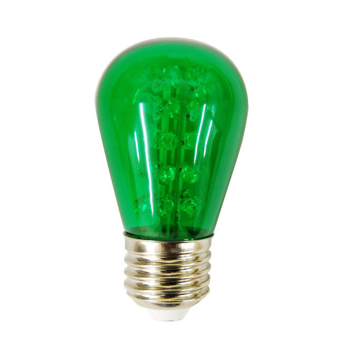 SUNLITE 1.7w 120v Sign S14 30LED E26 Green LED Light Bulb