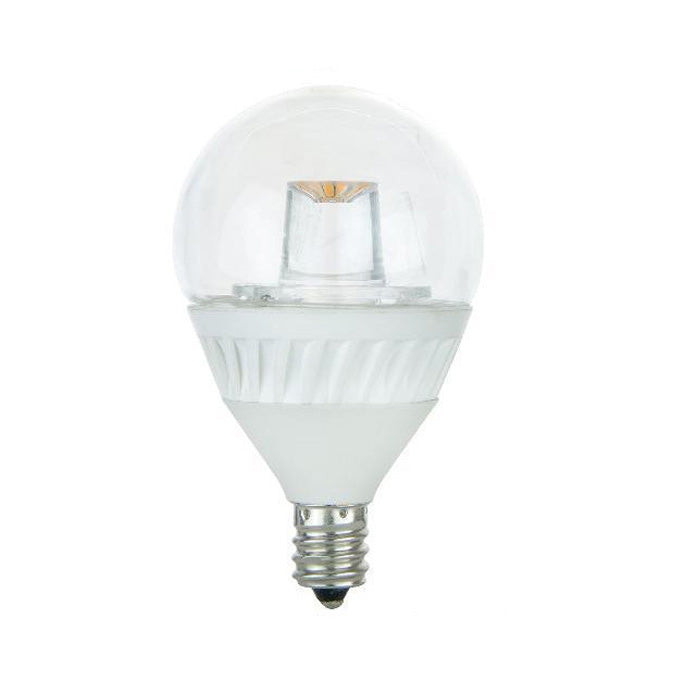SUNLITE 4.5W 120V 3000K E12 G16.5 GLOBE LED Light Bulb