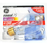 GE 75w 120v A19 Reveal Full Spectrum Halogen Light Bulb