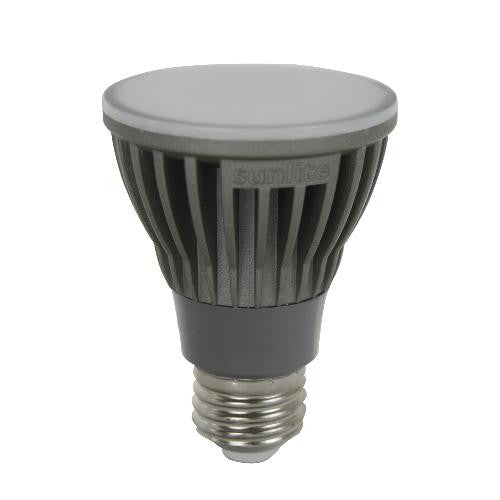 Sunlite 8w 120v PAR20 3000k Warm White WFL100 Dimmable LED Light Bulb