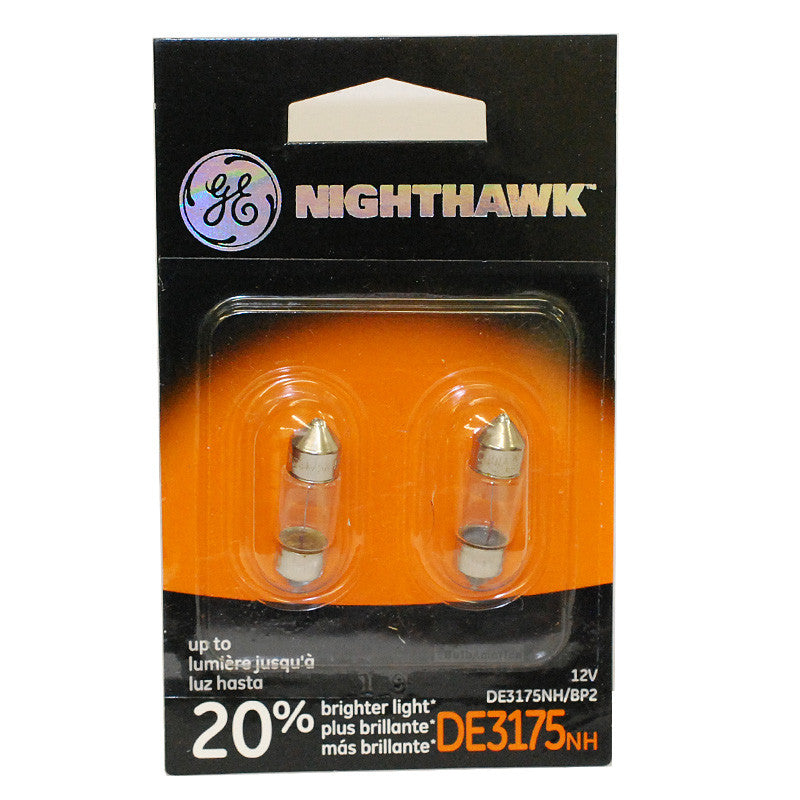 GE DE3175 NH - NightHawk 10w 13v Automotive Lamp - 2 Bulbs