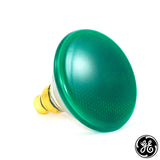 GE 85w PAR38 85WM 120v Green Light Bulb