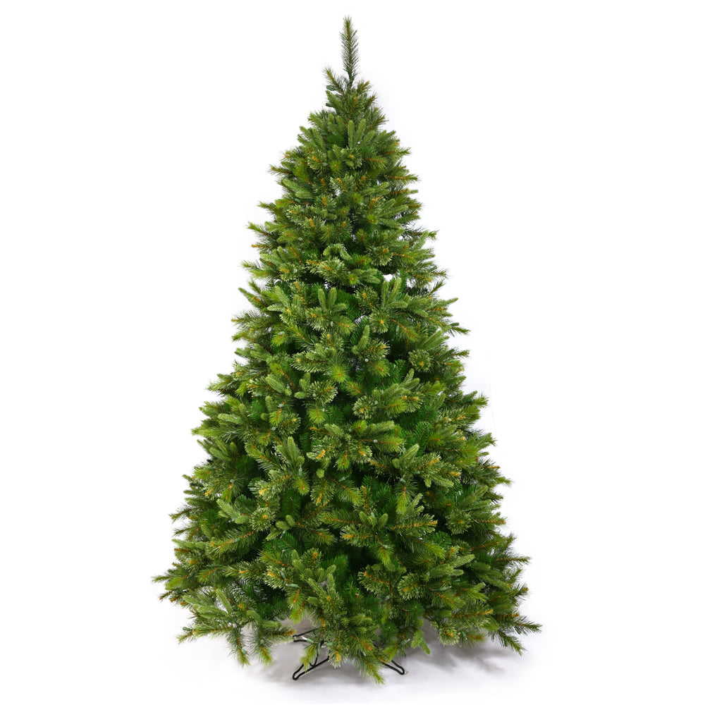Vickerman 6.5Ft. Green 976 Tips Christmas Tree 450 Multi-color Dura-Lit