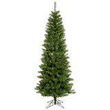 Vickerman 5.5Ft. Green 343 Tips Christmas Tree 150 Multi-color Wide Angle LED