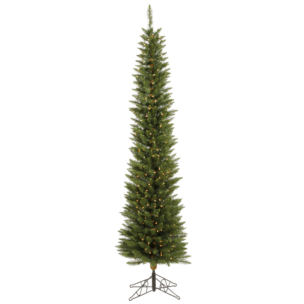 Vickerman 6.5Ft. Green 390 Tips Christmas Tree 200 Clear Dura-Lit