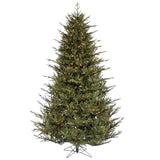 Vickerman 7.5Ft. Green 2454 Tips Christmas Tree 750 Clear Dura-Lit