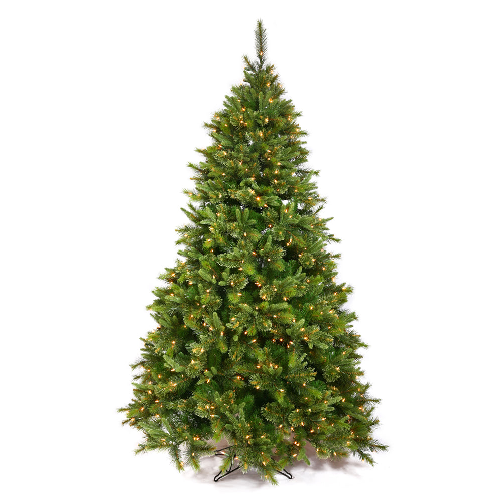 Vickerman 3Ft. Green 223 Tips Christmas Tree 100 Multi-color Dura-Lit
