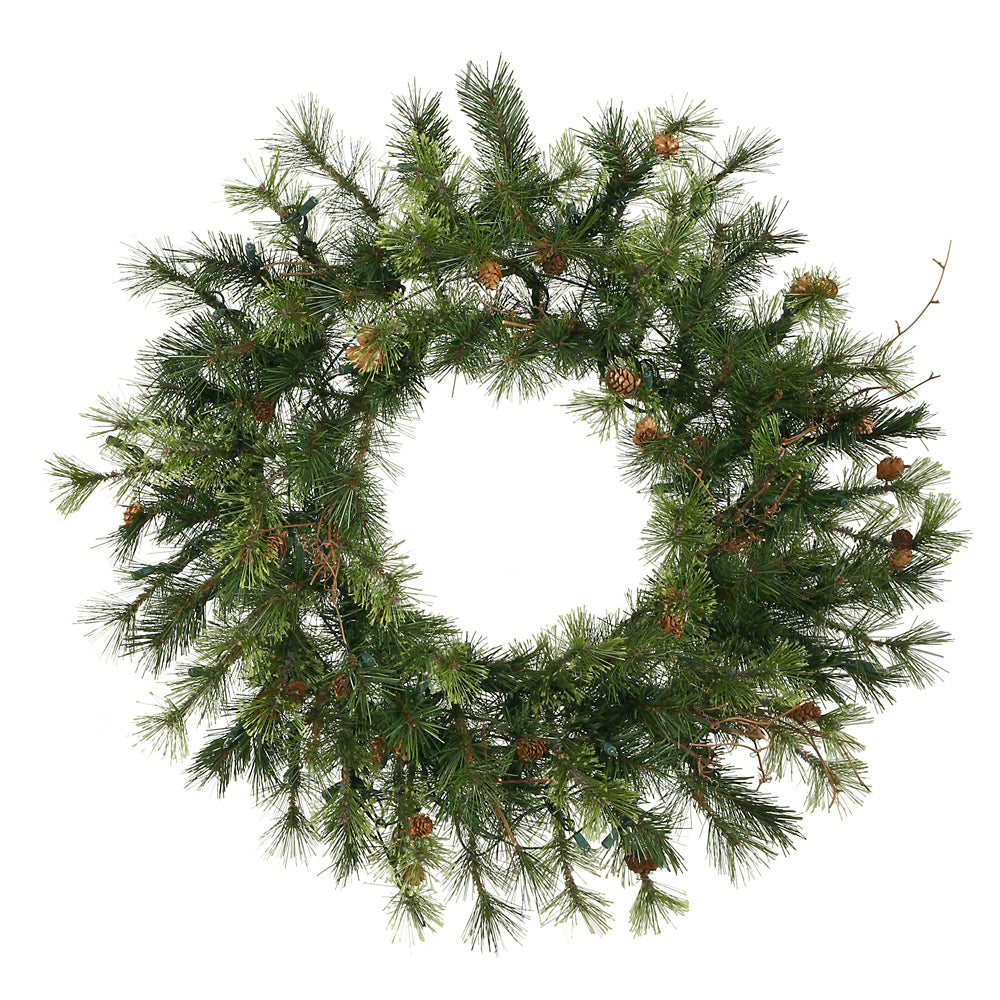 Vickerman 24in. Green 90 Tips Wreath