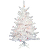 Vickerman 3Ft. Crystal White 186 Tips Christmas Tree 45 Warm White LED Lights
