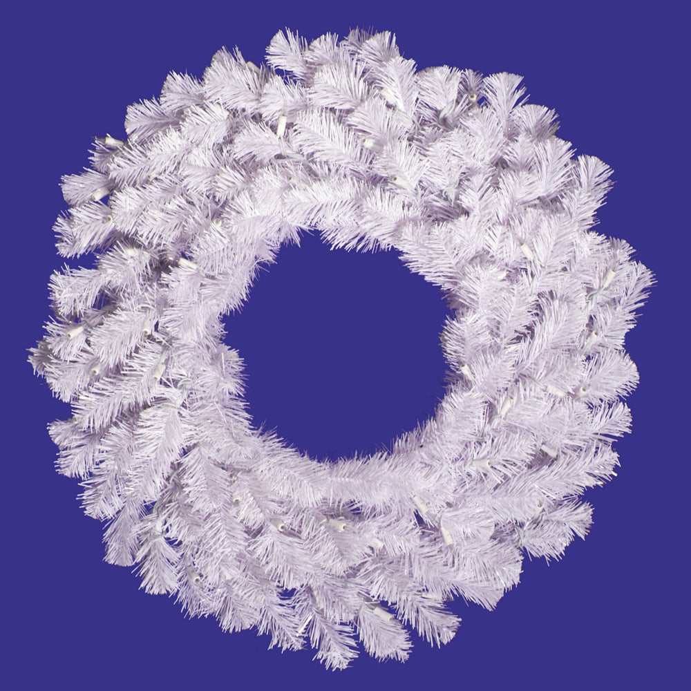 Vickerman 24in. White 110 Tips Wreath