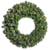 Vickerman 30in. Green 240 Tips Wreath 50 Clear Dura-Lit Lights