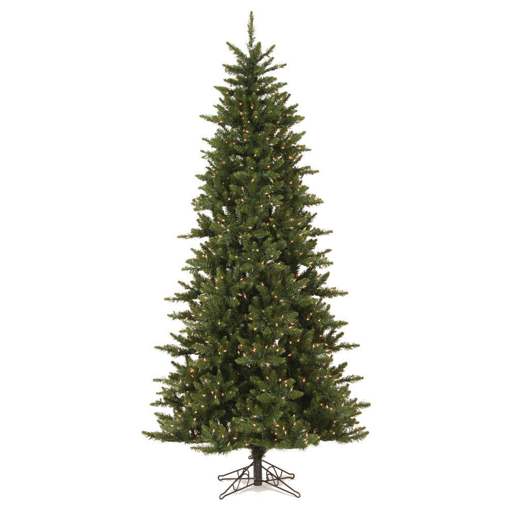 Vickerman 8.5Ft. Green 1838 Tips Christmas Tree 800 Clear Dura-Lit