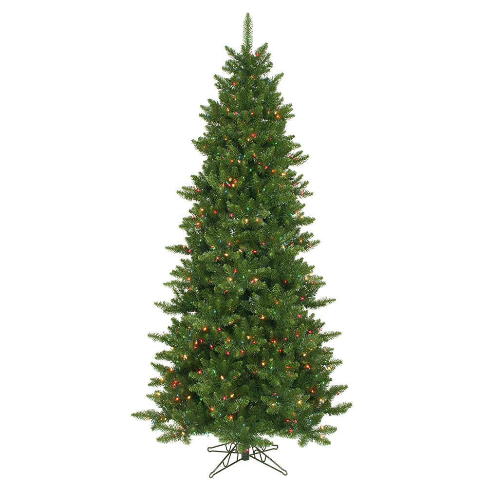 Vickerman 9.5Ft. Green 2350 Tips Christmas Tree 1000 Multi-color Dura-Lit