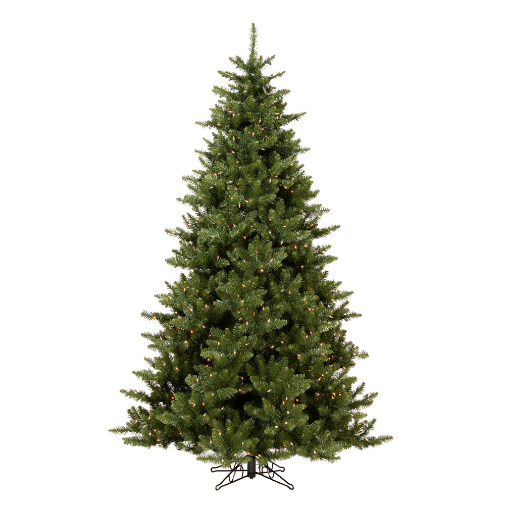 Vickerman 5.5Ft. Green 886 Tips Christmas Tree 450 Multi-color Dura-Lit