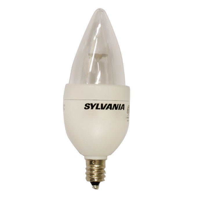 Candelabra LED 6w 120v B13 Blunt Tip E12 2500k Sylvania Light Bulb