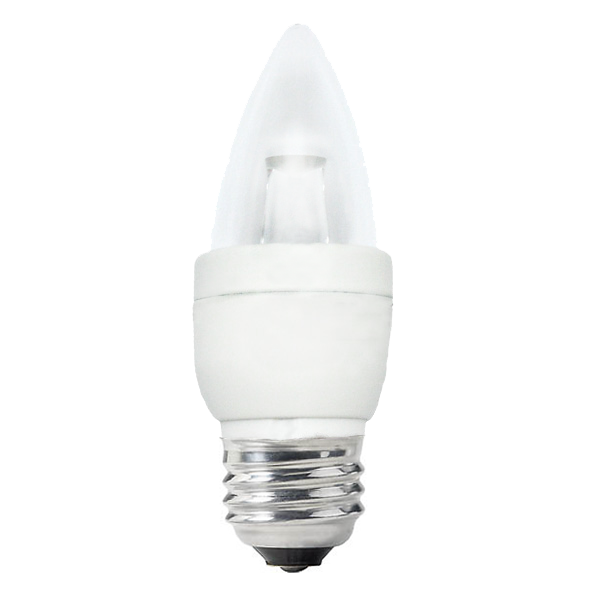 Sylvania 6w 120v B13 E26 Blunt Tip 2500k LED Light Bulb