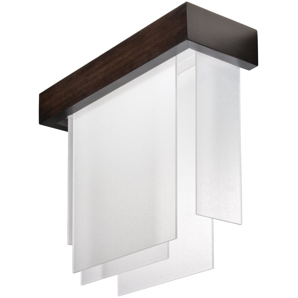 Lithonia DLSD4 ESO Decorative Indoor Suspended Panel Sconce, Espresso