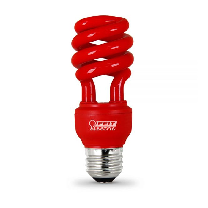 Compact Fluorescent 13w Mini Twist Red Light Bulb