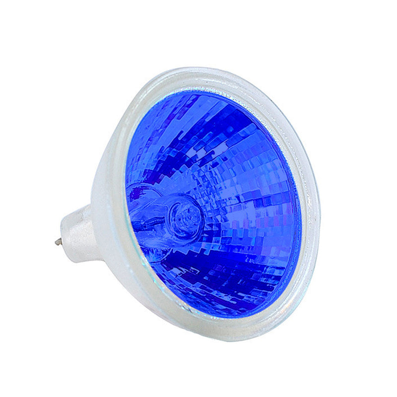 EXT/B bulb Platinum MR16 50w 12v Colored in Blue GU5.3 Halogen Light Bulb