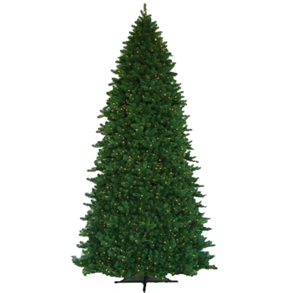 Vickerman 12Ft. Green 5773 Tips Christmas Tree 2100 Clear Dura-Lit