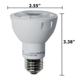 High Quality LED 7w Waterproof Dimmable PAR20 Cool White Light Bulb - 50w Equiv._1