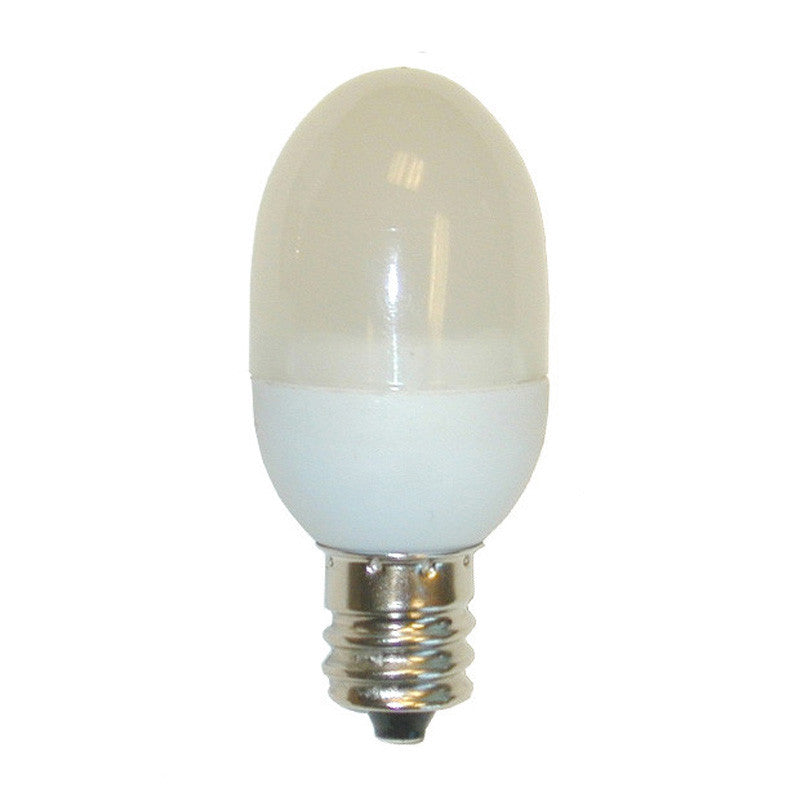 GE 0.5w C7 Night Light LED 14150 Soft White Candelabra Base - 2 bulbs