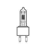 EGT bulb GE 1000w 120v T7 G22 Single Ended Halogen Light Bulb_1